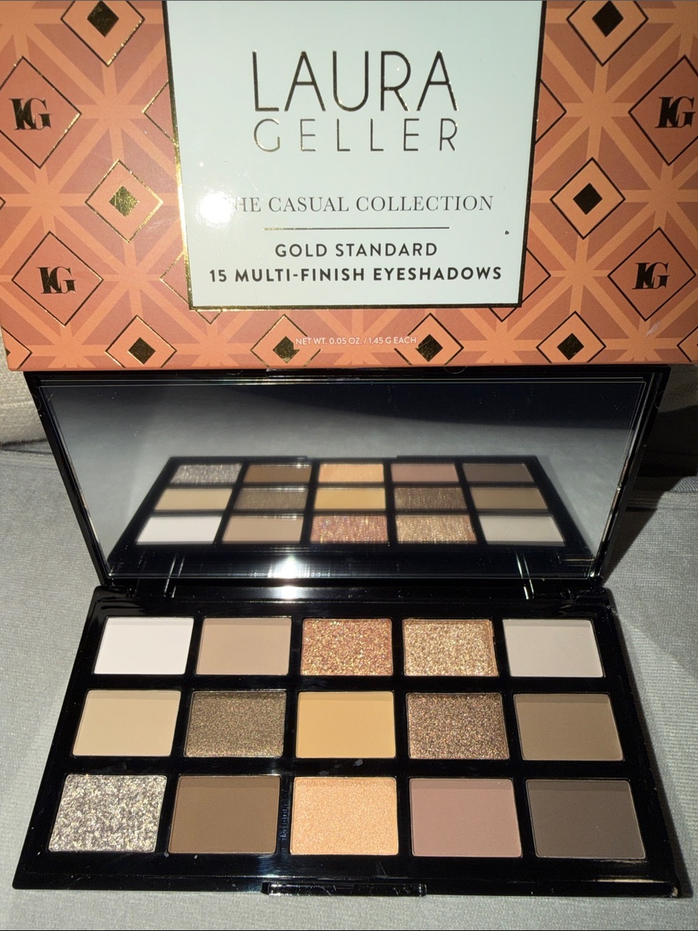 ❤️NEW!!!❤️ Laura Geller Neutral & Gold Multi-Finish Eyeshadow Palette
